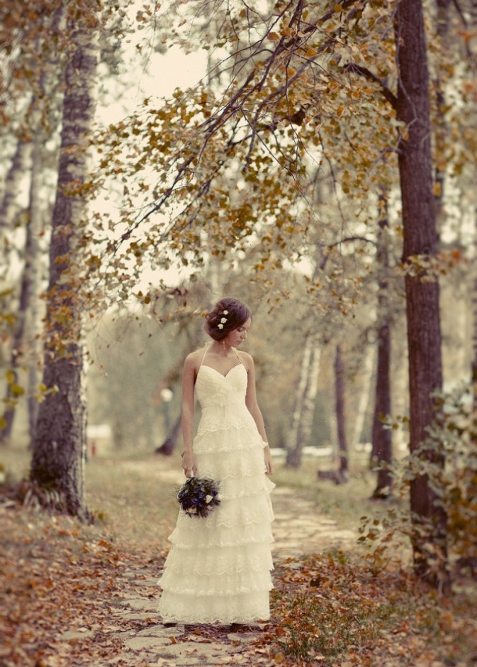 ثيم زواج باللون البني