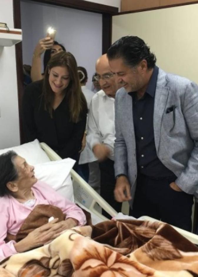 راغب علامة يزور مستشفى دار العجزة الإسلامية في بيروت أمس بمناسبة اليوم العالمي لكبار السن