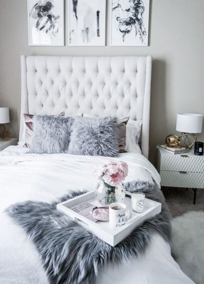 ديكور رائع لمطبخ باللون الأبيض