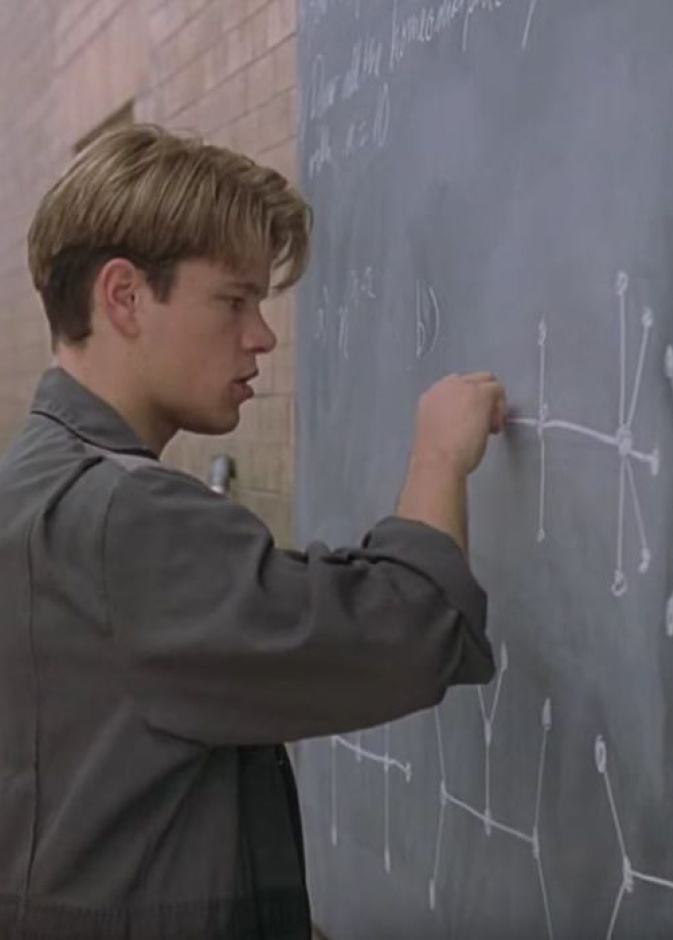 راسل كرو في a beautiful mind.