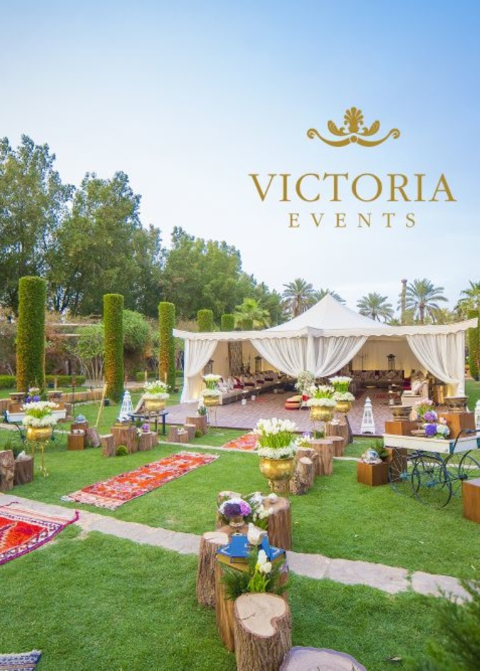 ديكور ذهبي مميز من Victoria Events