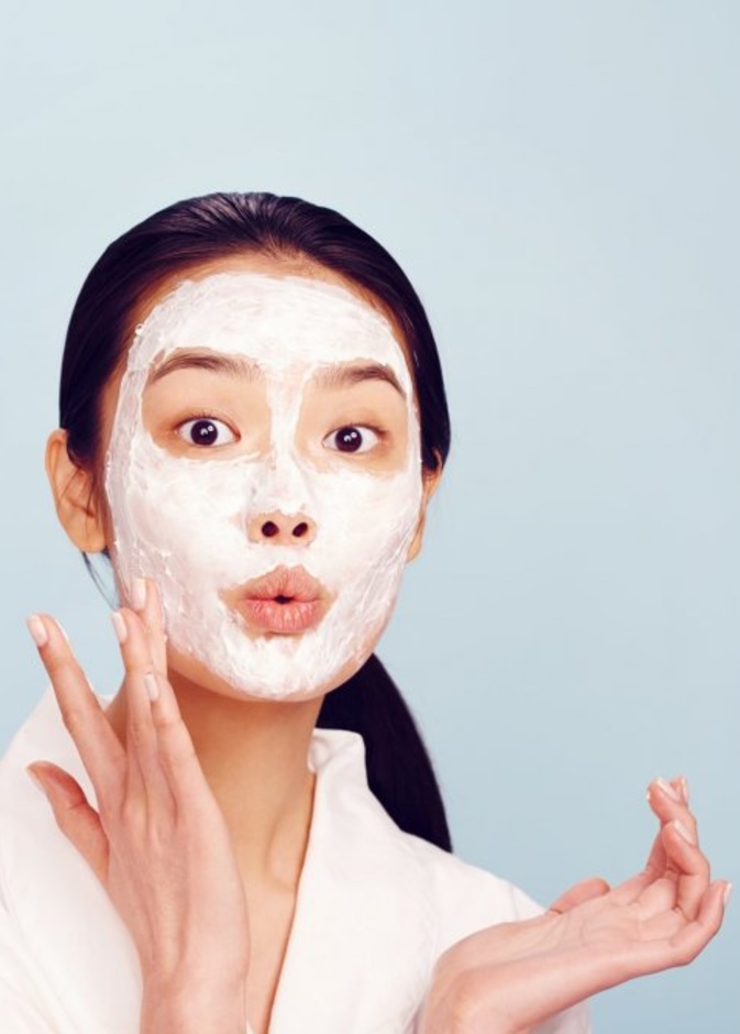 استخدام قناع الشوفان والزبادي