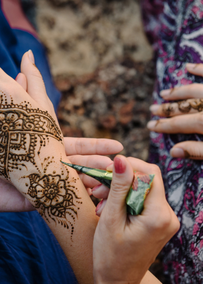 نقش هندي للعروس