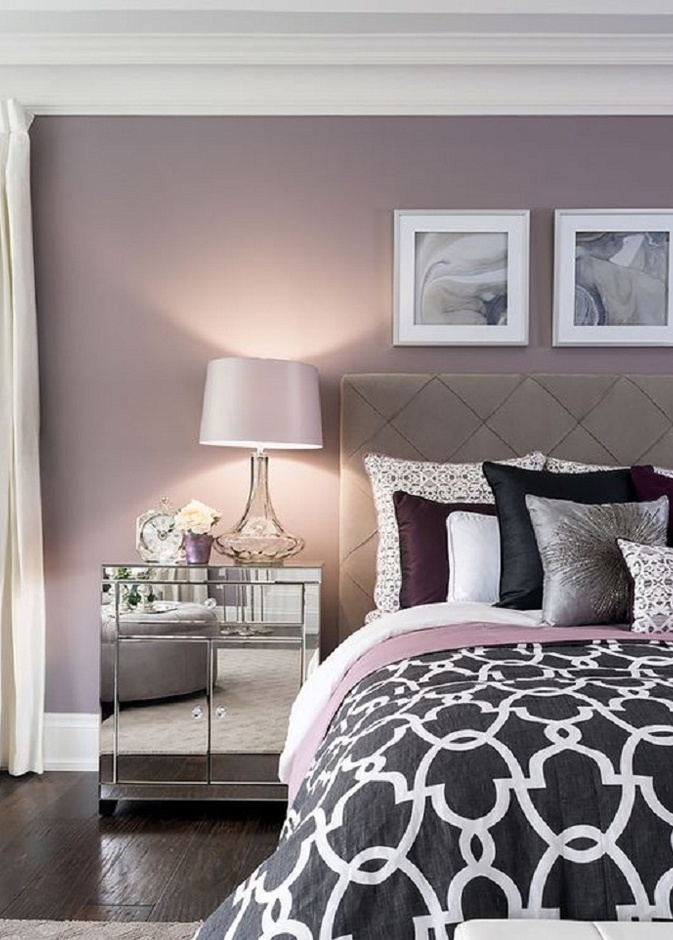 دهان بلون الموف