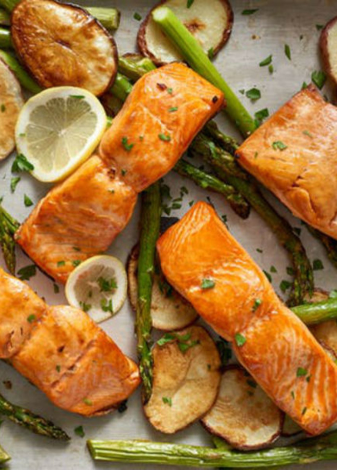 فيليه السمك مع جبن البارميزان