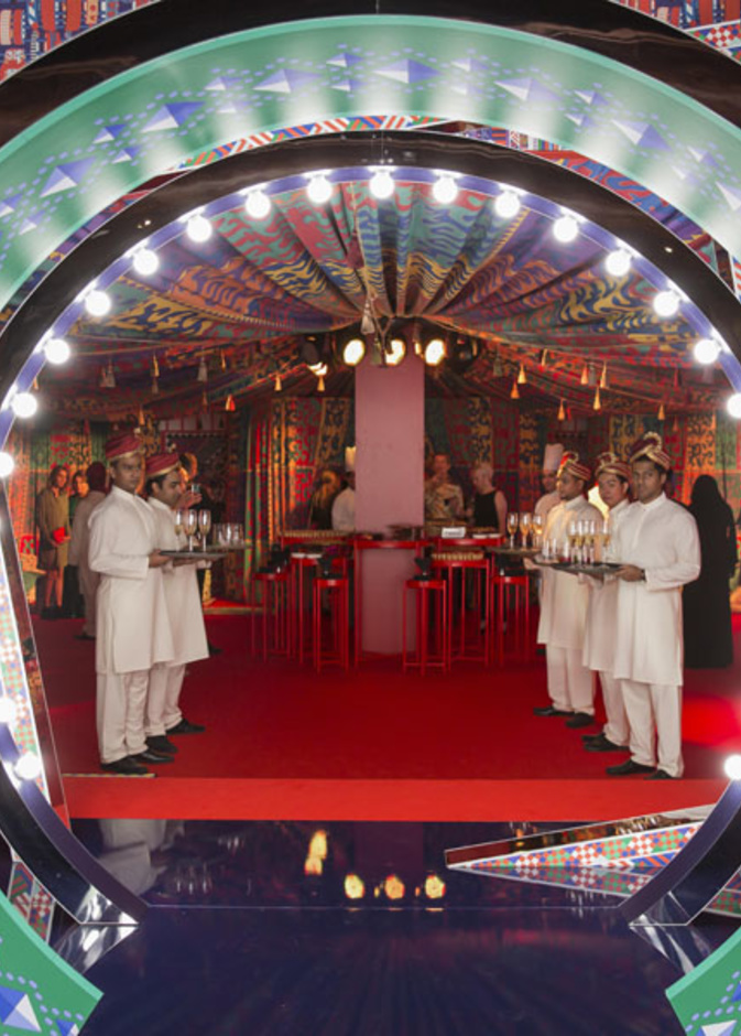 أجواء صاخبة خلال حفل "هيرمس"