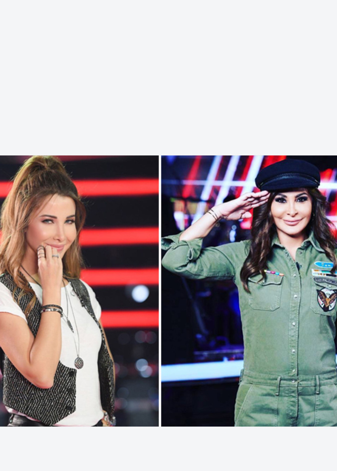 نانسي عجرم‎ ‎بدت شبابية في برنامج ذو فويس ‏The voice.