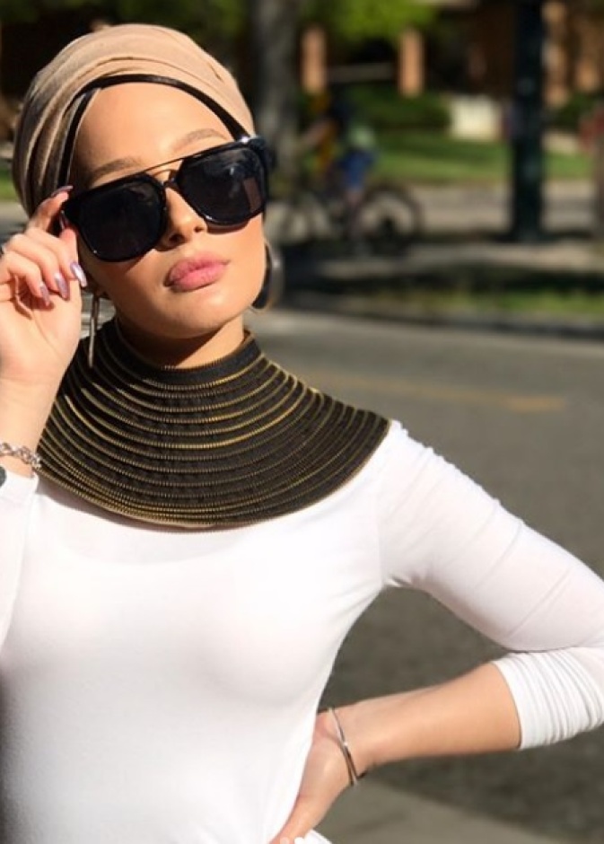 لفة حجاب ناعمة من سندس القطان