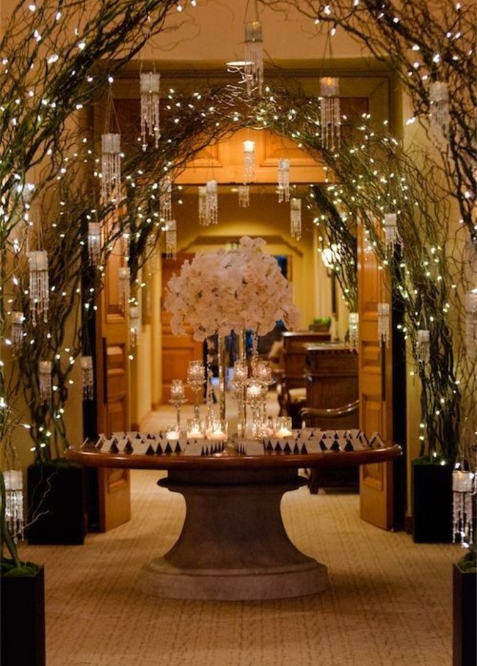 طاولة استقبال مليئة بالذكريات و الاحاسيس