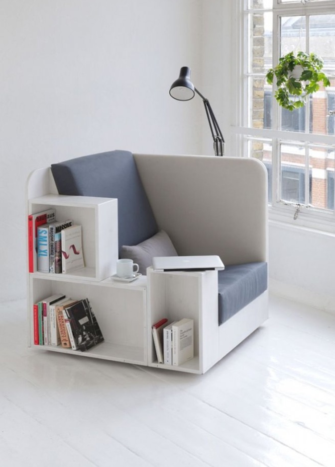 تصاميم ديكور أنيقة لمكتبة الكتب في المنزل.