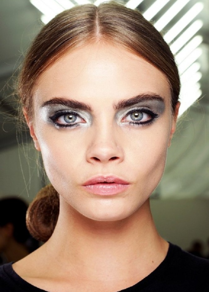 مكياج عروس بالوان ميتاليك ناعمة لشتاء 2018