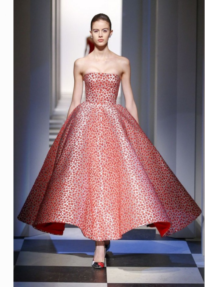 Oscar de la Renta فستان منفوش من