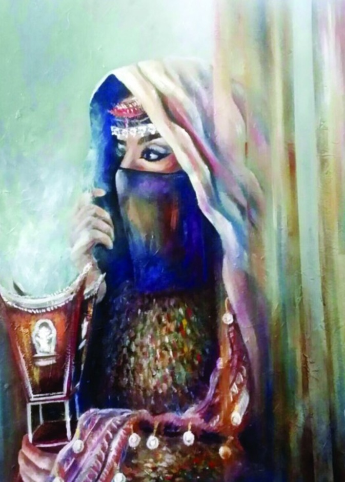 من اعمال الفنانة عزة مكرش 