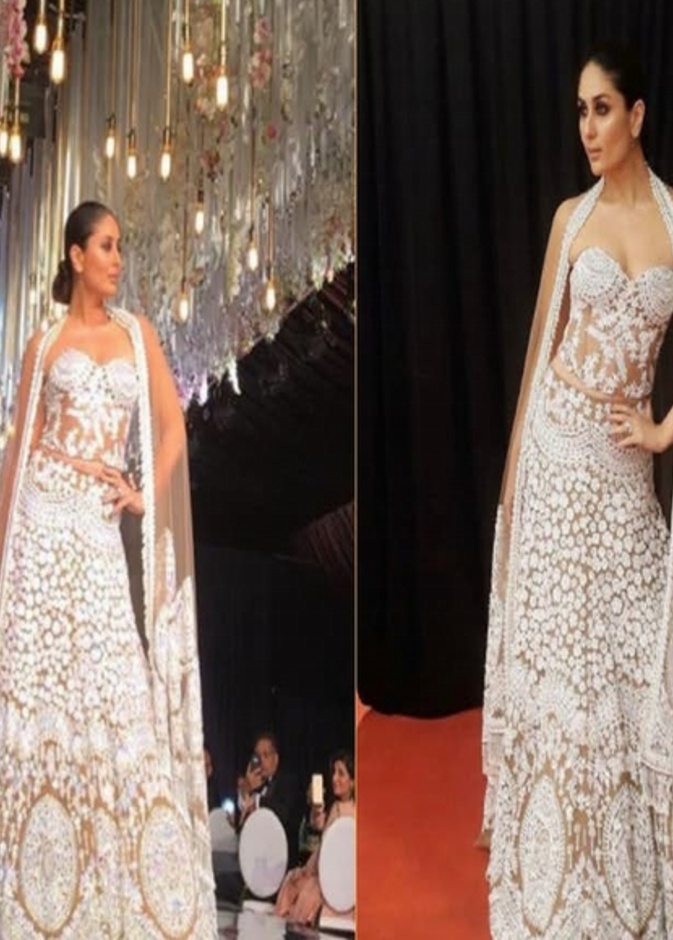 كارينا كابور مع مصمم الازياء الهندي الشهير مانيش مالهوترا 