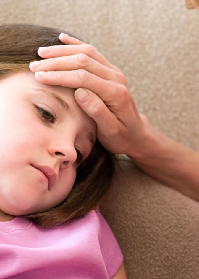 انواع الحمى التي تصيب الاطفال