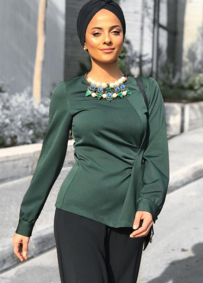 اكسسوارات باللؤلؤ من الفاشينيستا زينب حمود