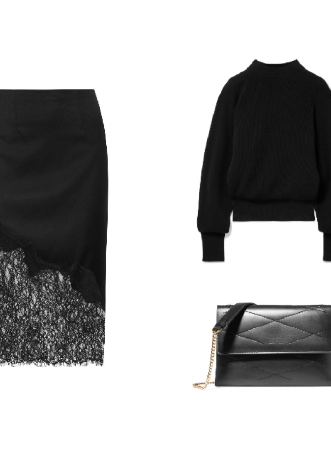 اطلالة شبابية في توب من الدانتيل مع بنطلون جينز