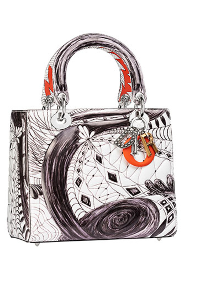 حقيبة DIOR LADY ART JOHN GIORNO