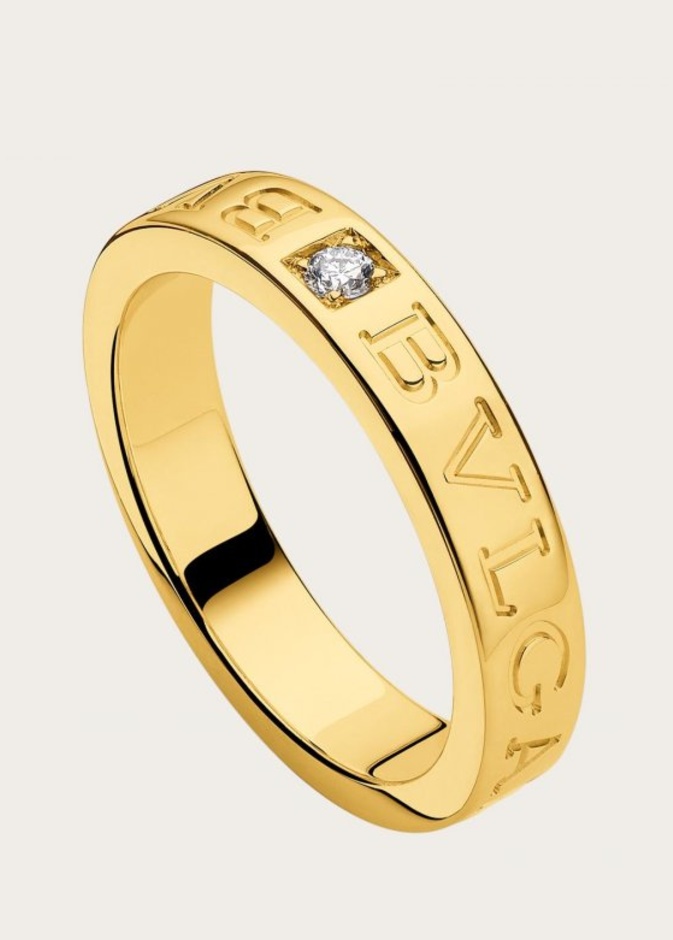 خاتم خطوبة من لازوردي بالذهب الاصفر