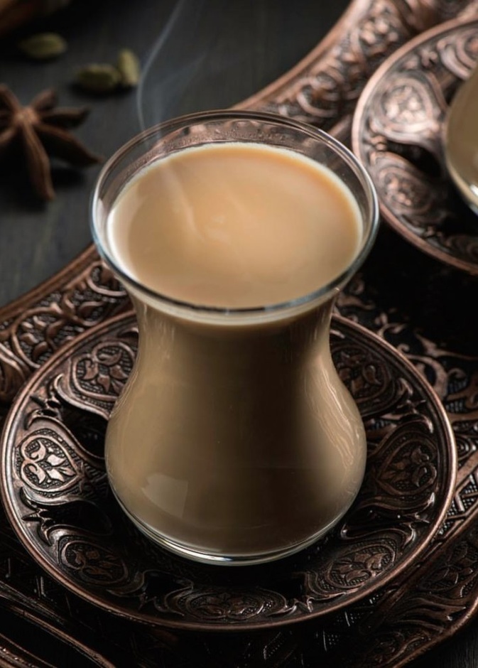 قهوة الحليب بالتمر