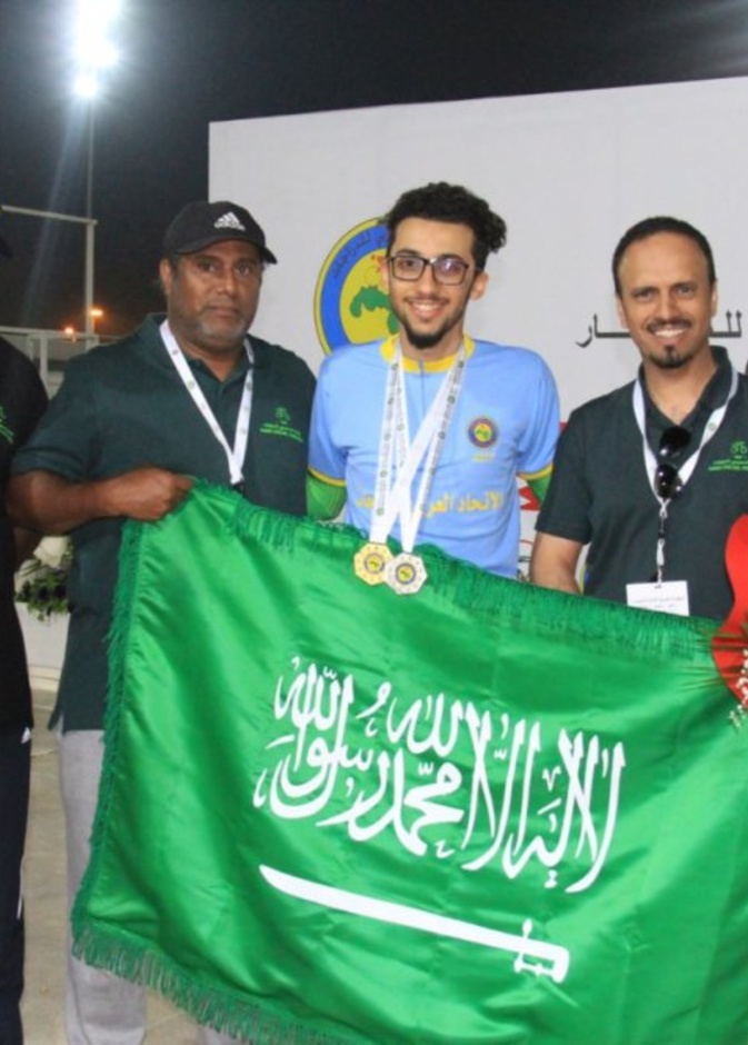 المنتخب السعودي في البطولة العربية الثامنة للمضمار