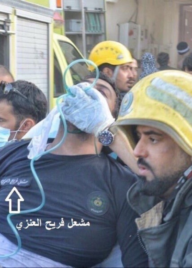 مشعل العنزي يخاطر بحياته من اجل طفله 