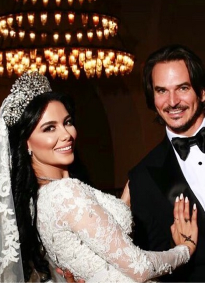 شيماء خلال حفل زفافها