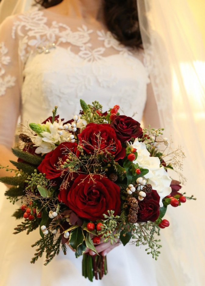 تداخل اللون الجوري الاحمر مع الابيض