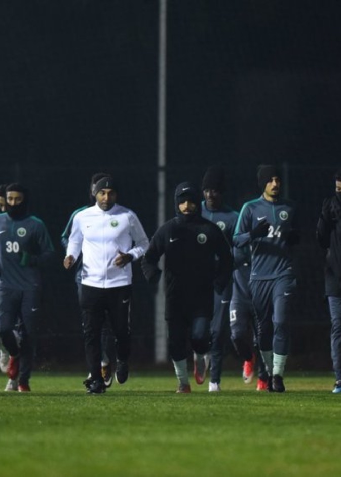 مدرب المنتخب السعودي الأولمبي يشيد بلاعبيه