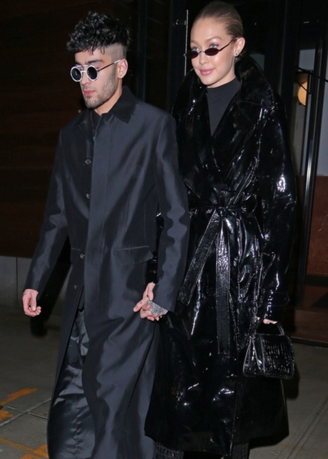 جيجي حديد مع زين مالك في عيد ميلاده