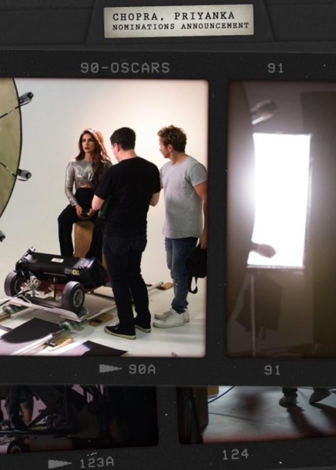 بريانكا تشوبرا تشارك في الإعلان عن ترشيحات الأوسكار
