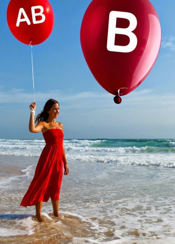  فصائل الدم تحدد أطعمة الرجيم.