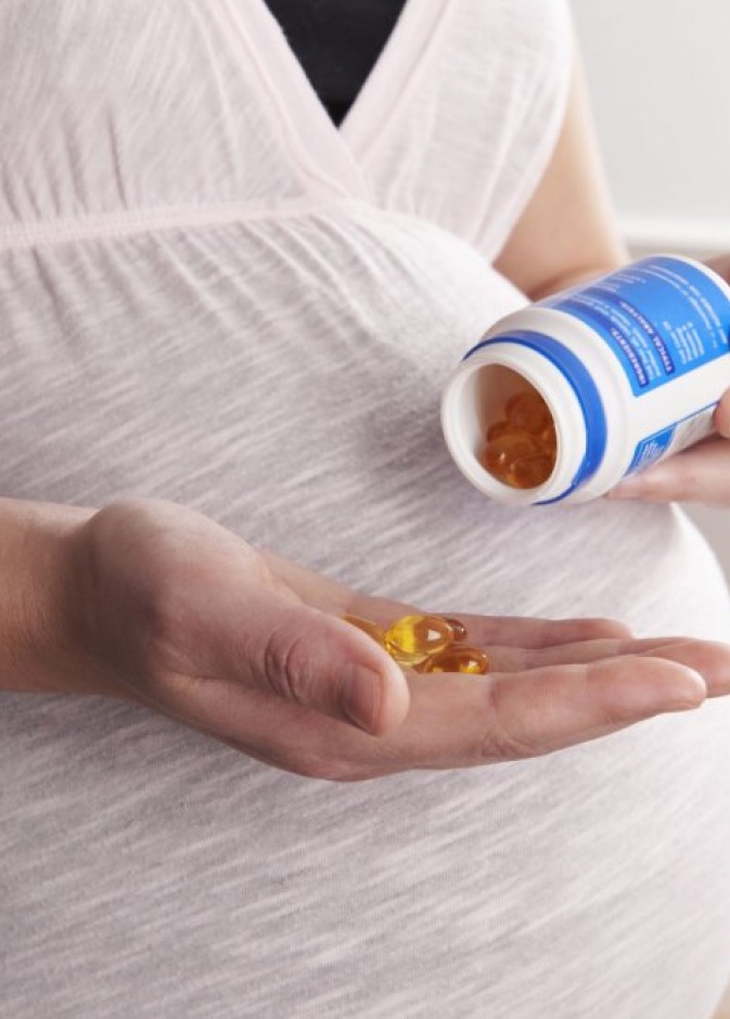 حبوب زيت السمك للحامل