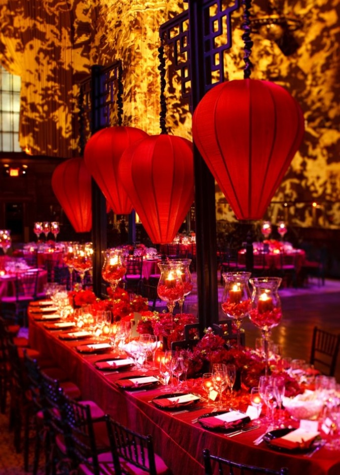 ديكور مميز لحفل زفاف عروس عيد الحب في الهواء الطلق