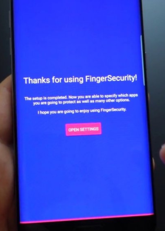 إن تركت أحد التطبيقات مفتوحا سيقوم FingerSecurity بطلب ادخال بصمة أصبعك من جديد للتأكد أنك صاحب الهاتف.