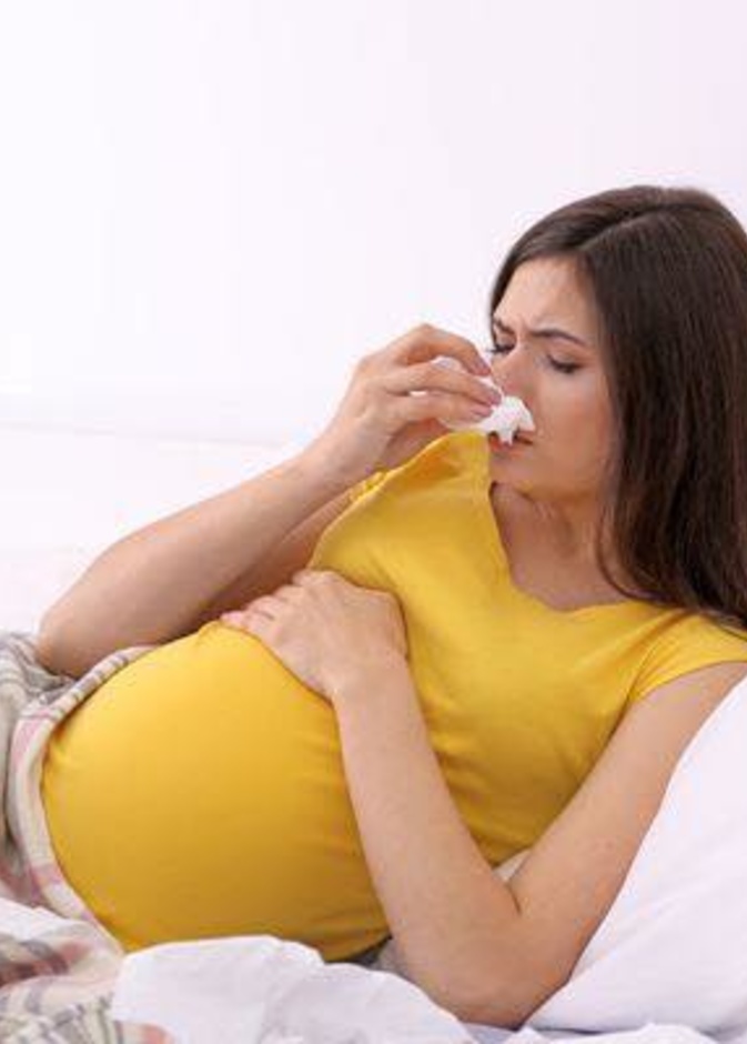 علاج انسداد الانف عند الحامل 