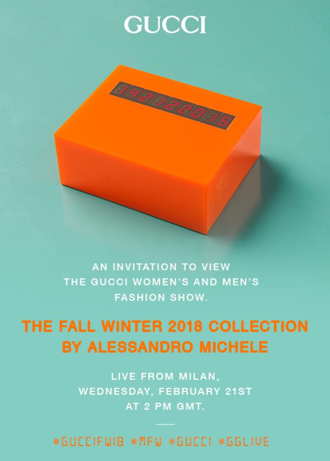عرض أزياء Gucci