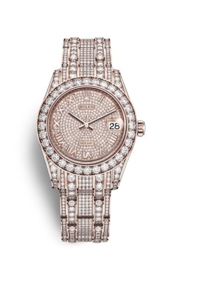 ساعة رولكس ليدي ديت جست 28 من الذهب الأصفر