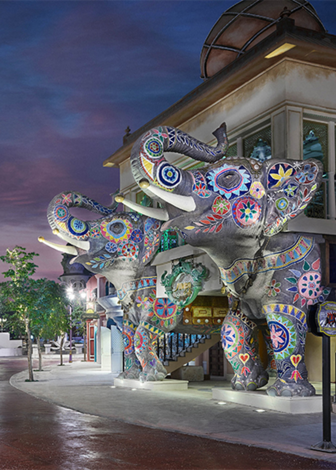 النسخة الأولى من "مهرجان الألوان" في بوليوود باركس دبي