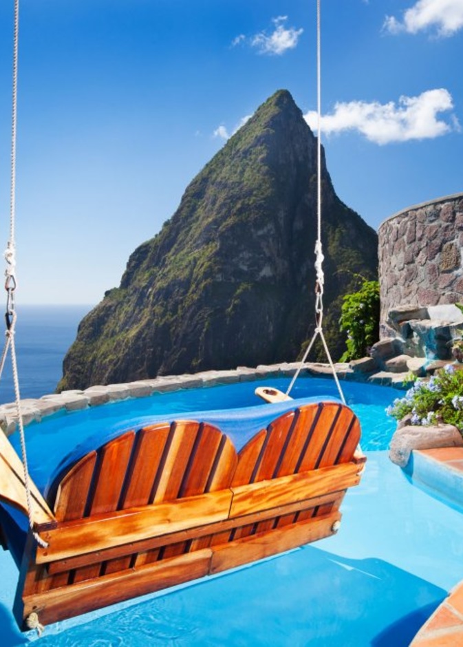 لشهر عسل رومانسي في سانت لوسيا Serenity at Coconut Bay منتجع