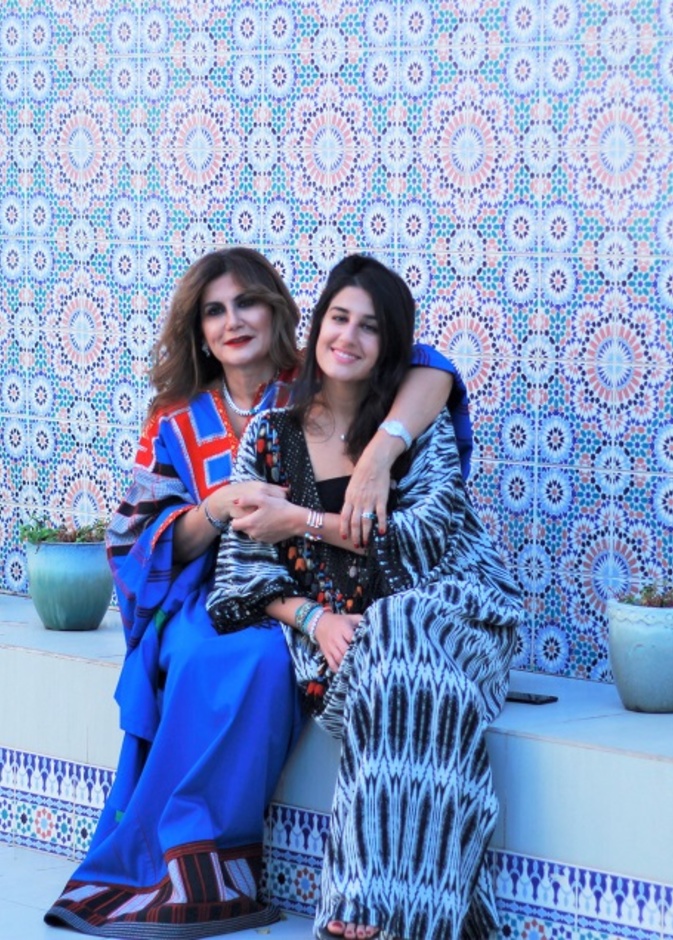 منى جاشقجي وابنتها تمارا أبو خضرا