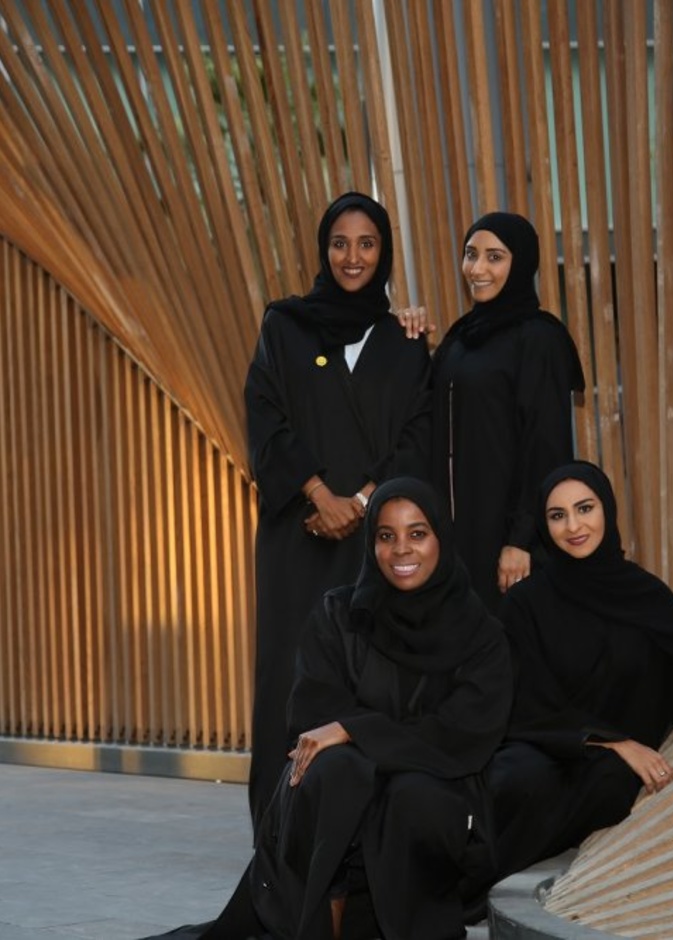 عضوات فريق الجري "أنا قو" Ana gow