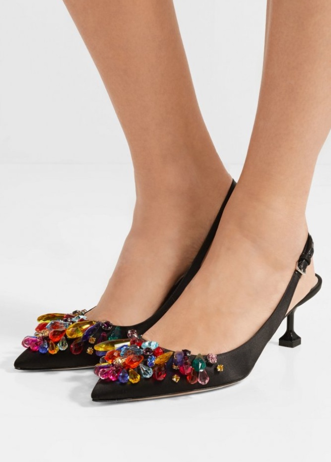 Dolce & Gabbana حذاء بكعب منخفض بتصميم أنيق من