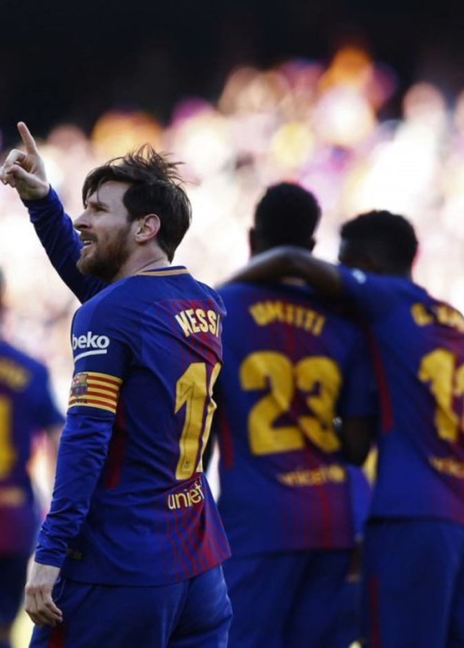 ميسي يتصدر هدافي الليغا