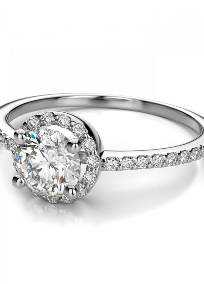 خاتم خطوبة اصفر رفيع.