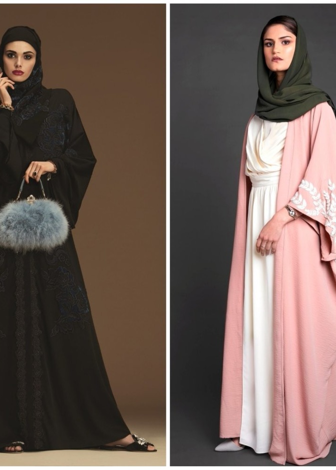 تنسيقات عبايات متكاملة من "هي"