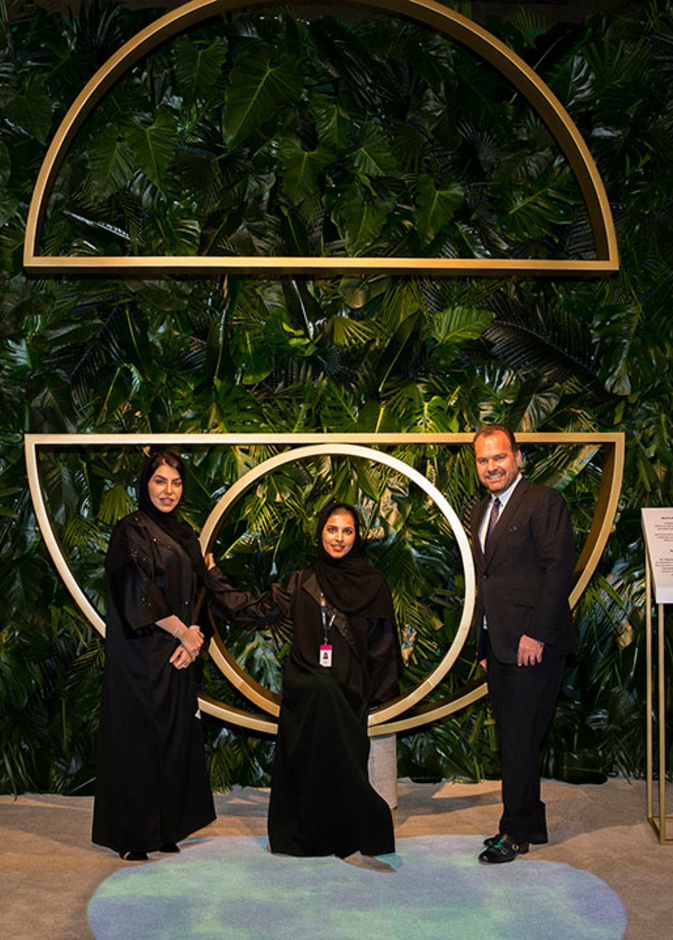 Al Maha Al Bastaki and Jean Marc Shammas