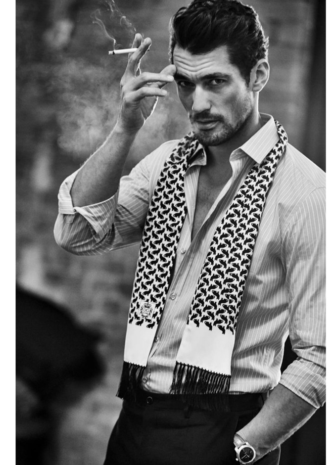 الكارديغان الصوفي بأسلوب كاجوال ومسترخي على طريقة ديفيد