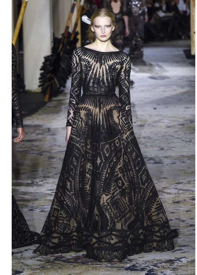 Givenchy فستان سهرة طويل بأكمام طويلة من 