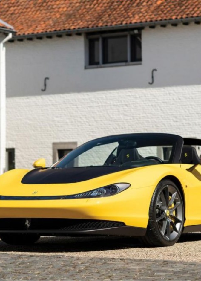 نسخة فريدة ومميزة من فيراري سيرجيوس في مزاد